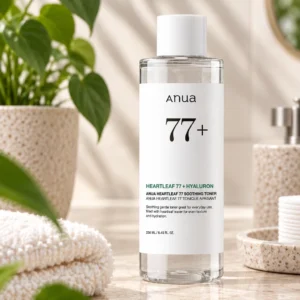 Anua Heartleaf 77% Soothing Toner, toner facial calmant și hidratant cu 77% Heartleaf și acid hialuronic, 250 ml