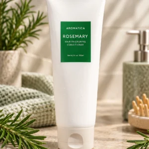 AROMATICA Rosemary Hair Thickening Conditioner, balsam de păr fără silicon cu rozmarin, 180 ml
