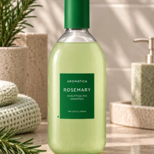 AROMATICA Rosemary Scalp Scaling Shampoo, șampon pentru curățarea în profunzime a scalpului cu rozmarin, 400 ml