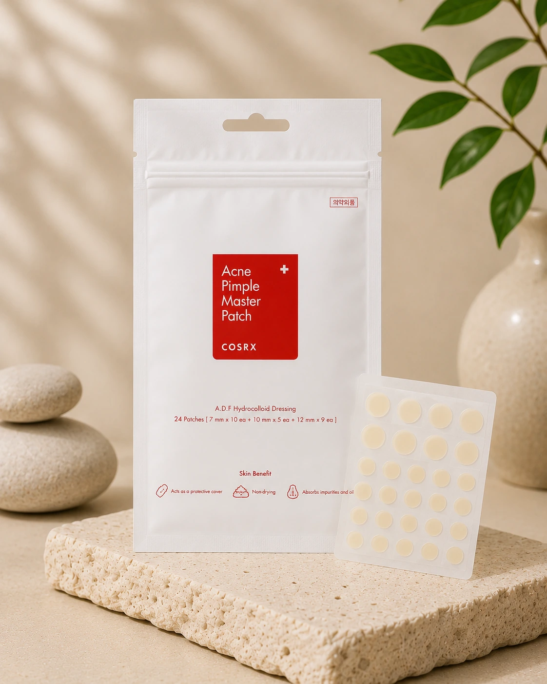 COSRX Acne Pimple Master Patch – plasturi hidrocoloidali pentru coșuri