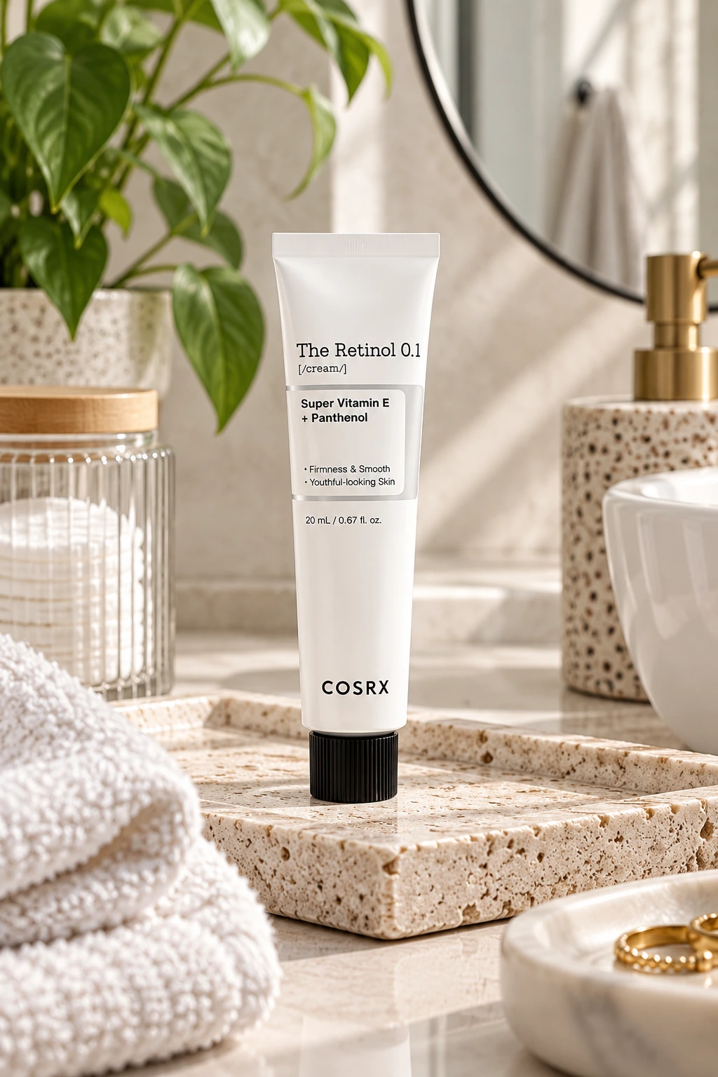 COSRX The Retinol 0.1 Cream – cremă facială cu 0,1% retinol, 20 ml