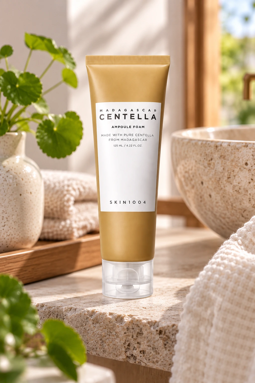 SKIN1004 Madagascar Centella Ampoule Foam, spumă de curățare facială cu Centella Asiatica, 125 ml