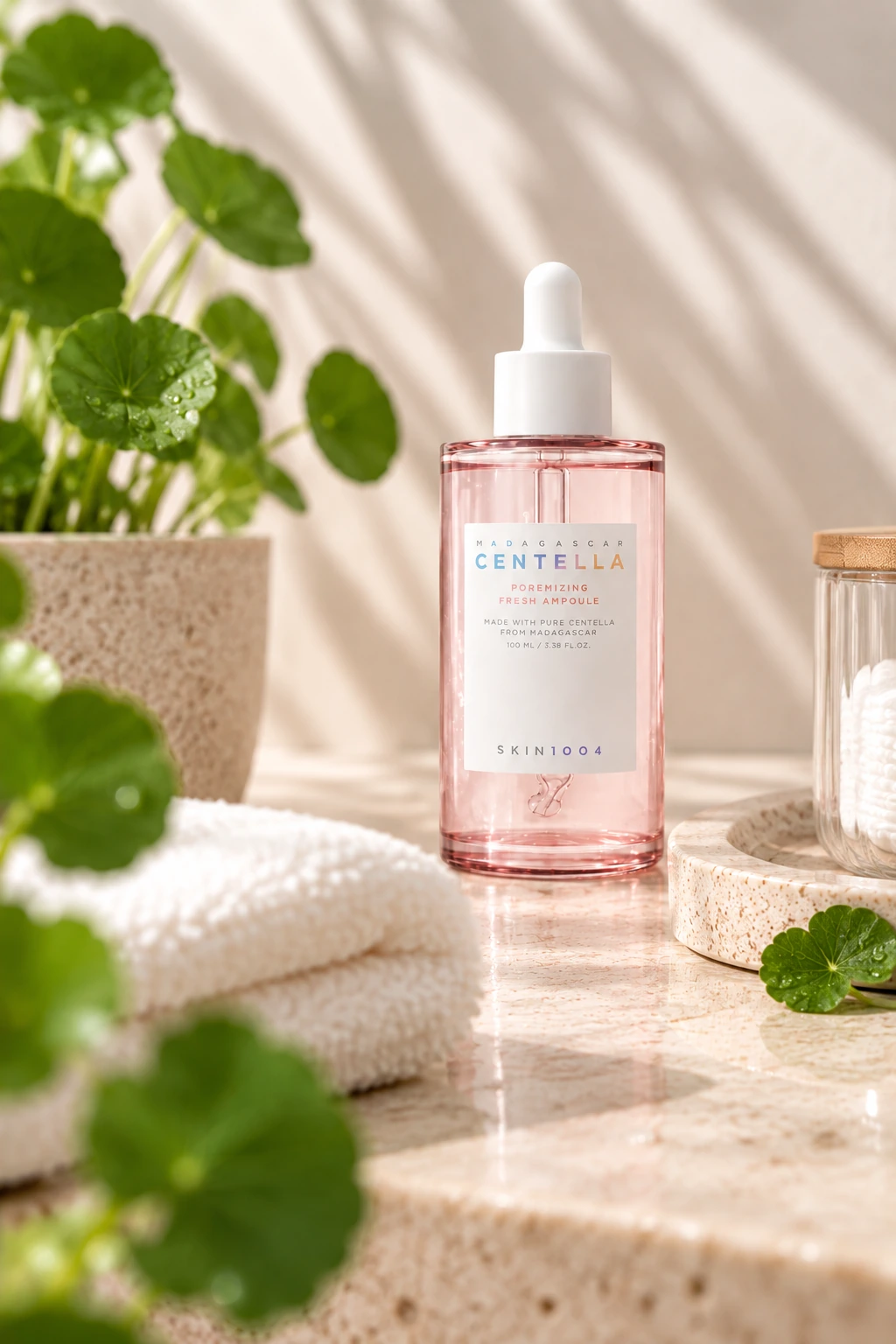 SKIN1004 Madagascar Centella Poremizing Fresh Ampoule, fiolă cu extract de Centella Asiatica pentru îngrijirea porilor și hidratarea pielii, 100 ml