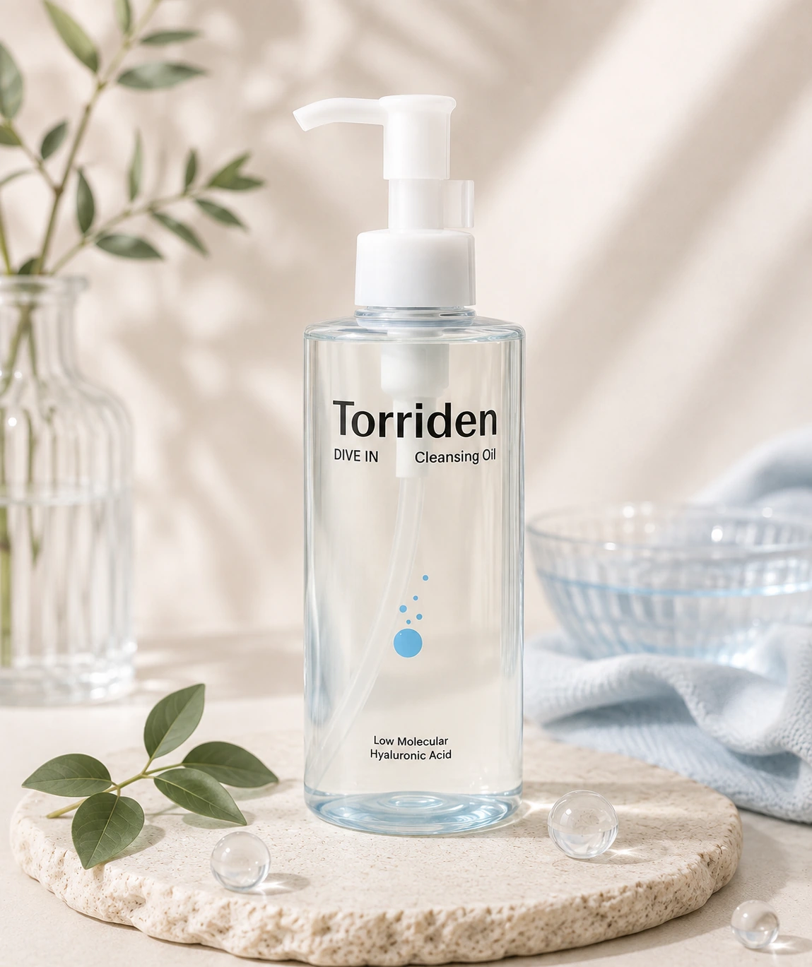 Torriden DIVE IN Cleansing Oil 200 ml – ulei de curățare hidratant cu acid hialuronic 8D